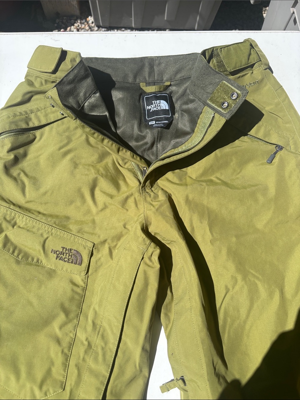 The North Face Olive Green Outdoor Shell Pants